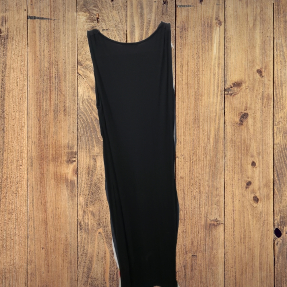 EUC  Topshop black maxi size 4